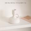 European Ceramic Candle Holder Black White Ornament Storage Container Dining Table Decoration Candlelight Dinner Romantic Decor