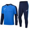 Half Zipper Long Sleeve Set  Training Club Basic Quick Dried Football