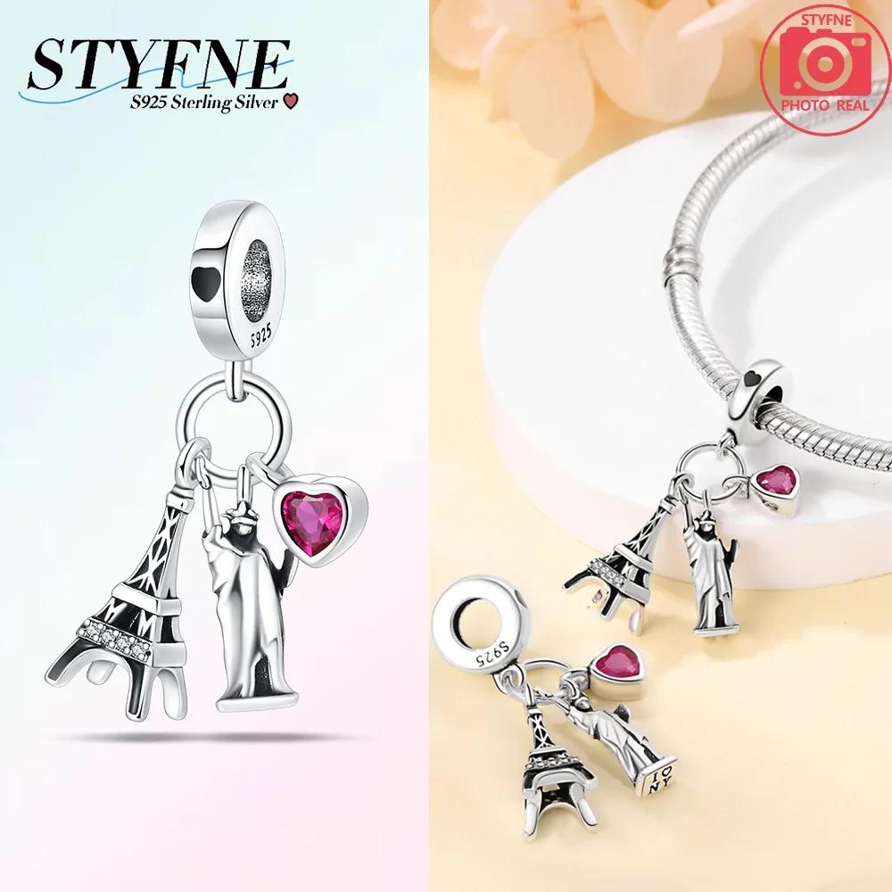 Copper Religious Belief Series Statue Of Liberty Charm Fit Original Bracelet Diy Beads For Women Jewelry Gift