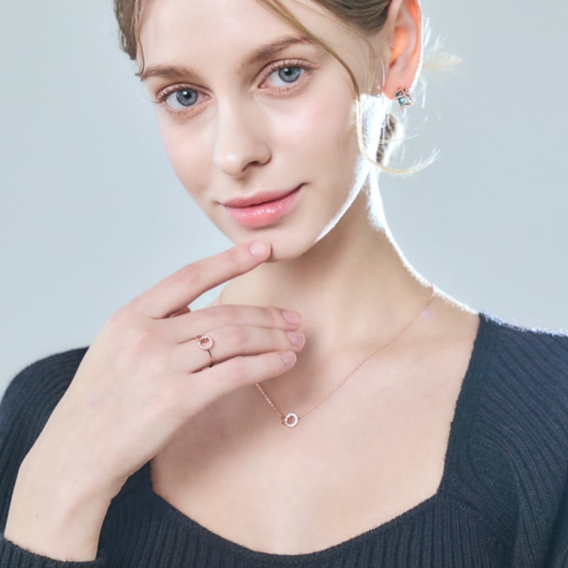 ELLE Jewelry Double One Ring ELBRWR111