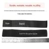 Ziyi 2-Pack Black Elastic Hook and Loop Straps
