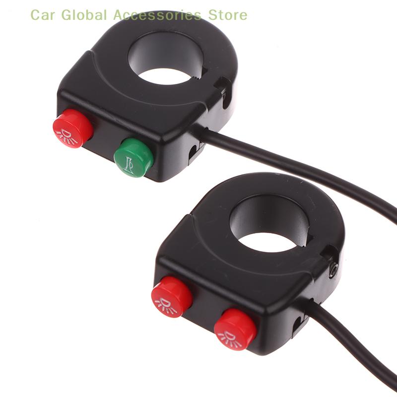 1PC Motor Switches Turn Signal Modification Access Motorcycle ATV 22mm Handlebar Horn And Headlight Combination Switch Button