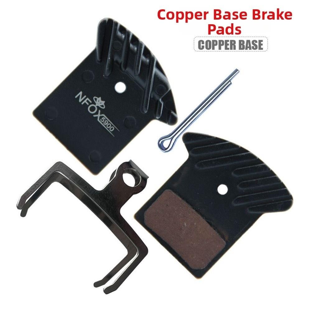 1set Metal Four Piston Black Disc Brake Pad  for Scooter Electric Vehicle