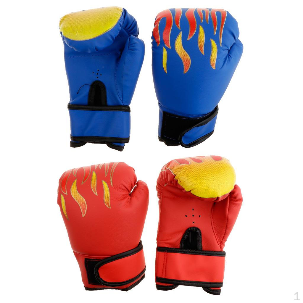

2 пары детских боксерских перчаток с подкладкой из пенополиуретана