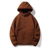 Velvet Thickened Korean Version of Hooded Hooded Sweatshirt for Men with Velvet Warm and Casual Double-sided Couple Jacket