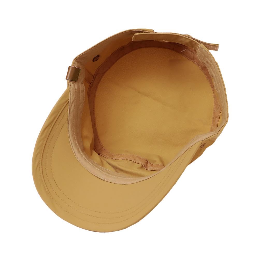 ICHIYON Work Cap with Leather and Large Solid Adjustable Perfect for Outdoor Activities [14+ PLUS] Water-Repellent Tag, Men's Women's, Sizes, Summer,