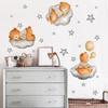New Cartoon Animal Bear Cloud Star Wall Sticker Room Decoration Wall Sticker Self-adhesive Wall Sticker