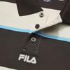 Fila Original Simple Fashion Retro Trendy Striped Comfortable Versatile Loose Knit Long Sleeve Polo Shirt Men Tops Dark-Brown F11M619216FBN