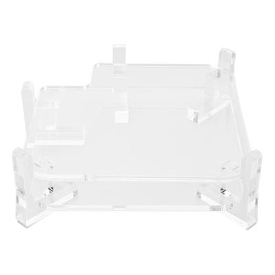 Acrylic Stand for Mini M4 and Pro 2024 Desktop Computer Clear Storage Mount with Cooling Hole