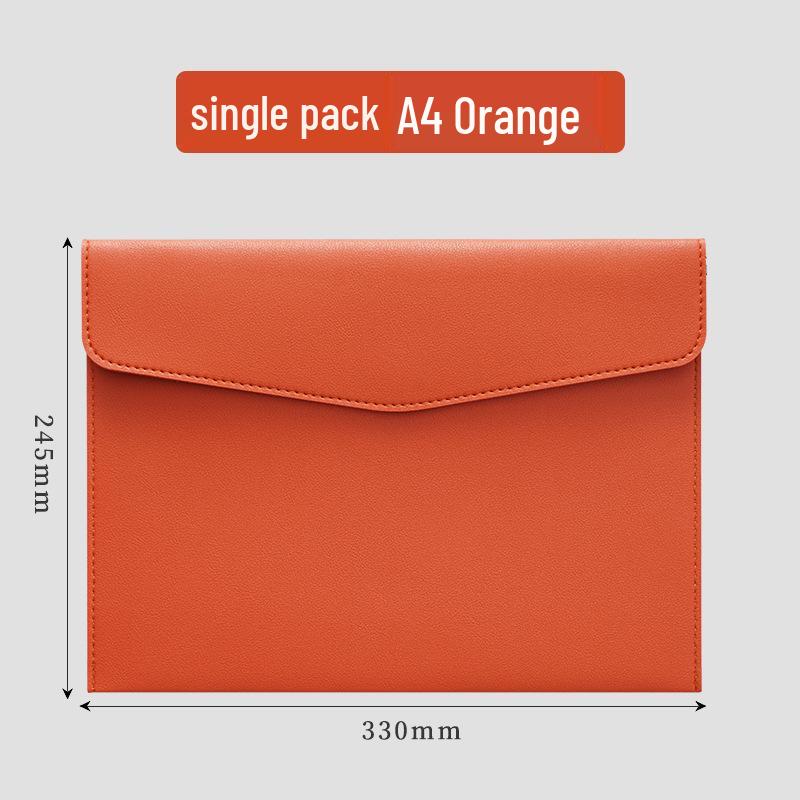 A4 Leather Business Conference Folder with Custom Logo