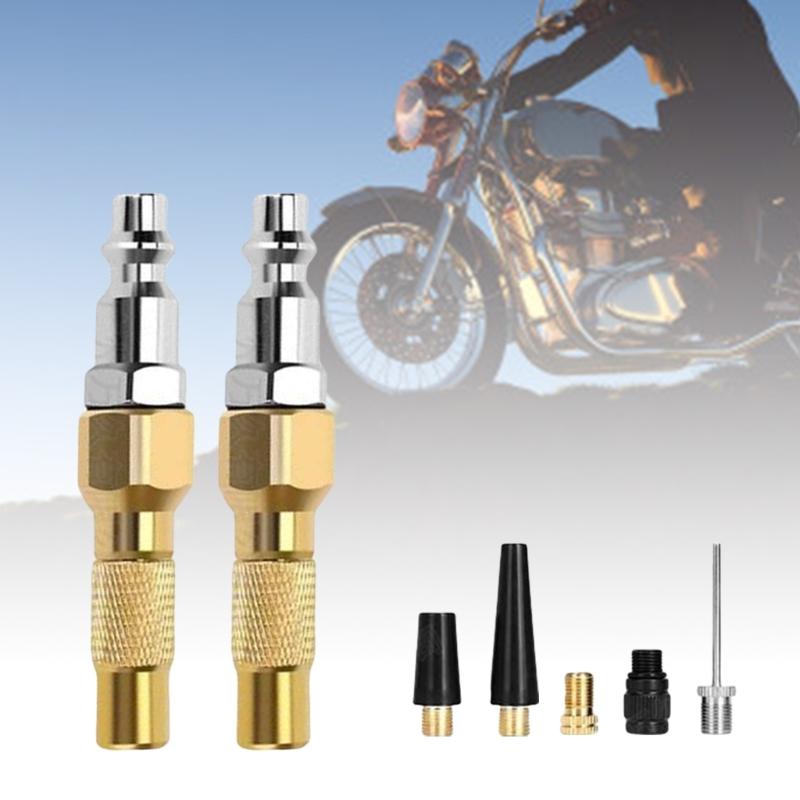 Versatile Threaded Inflation Valves set High Performances Air Pumps Adapter Set Inflating Nozzle set for Bikes Kayaks