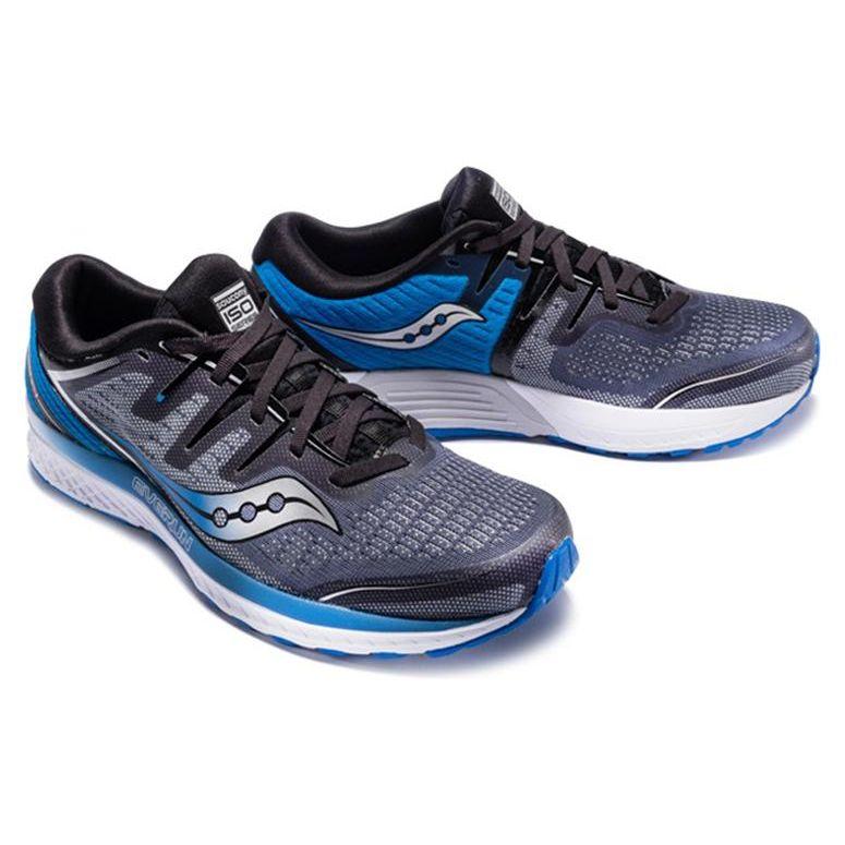 SAUCONY Guide Iso Lightweight Comfortable Slip Resistant Durable Low Top Running Shoes Men Sneaker Blue S20464-1