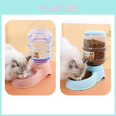 Large Capacity Pet Automatic Water Feeder 3.8l Plastic Pet Food Dispenser