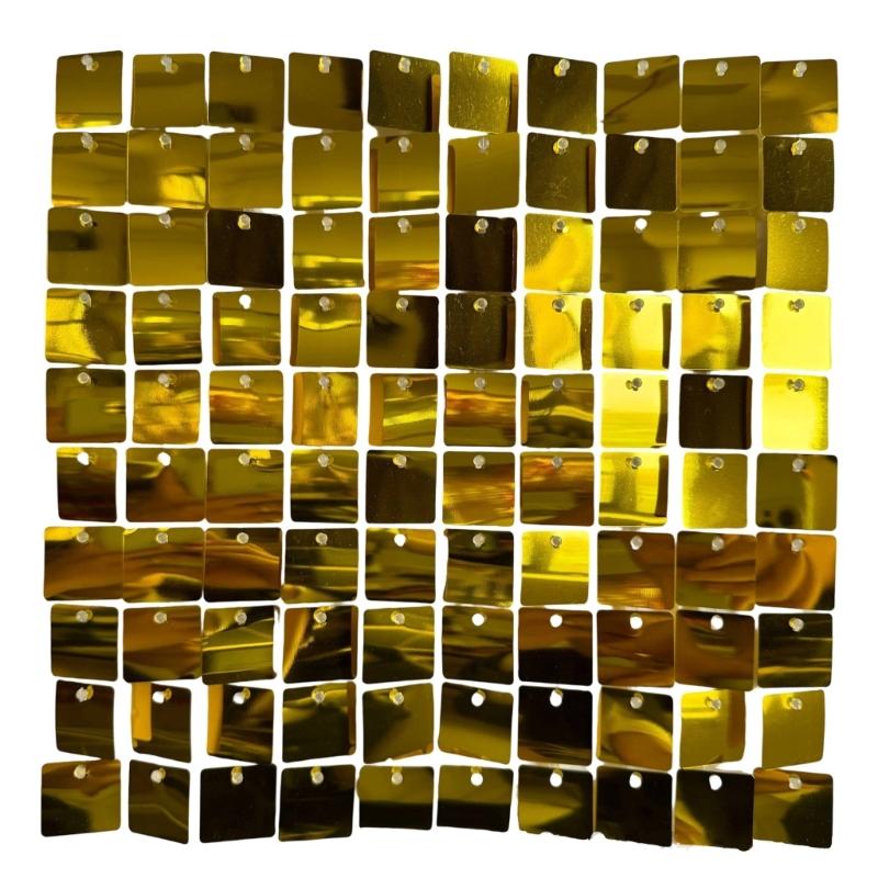 24 st Glittrande Vindkänsliga Dekorationspaneler Reflekterande Väggplattor För Fest Scen Event Fotobås