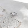 S925 Sterling Silver Elegant Six-Prong Moissanite Ring for Women – High-End Simple Design