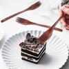 Eco-Friendly Wooden Salad Forks, 5-Pack Biodegradable Dinnerware for Kids and Adults, Natural Wood Tableware for Everyday Use
