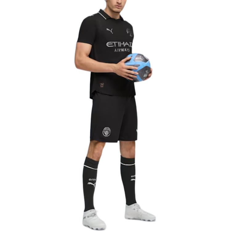 Puma Manchester City SS25 Away Soft Comfortable Skin-Friendly Versatile Short Sleeve Football Shirt Men tops 780348-02