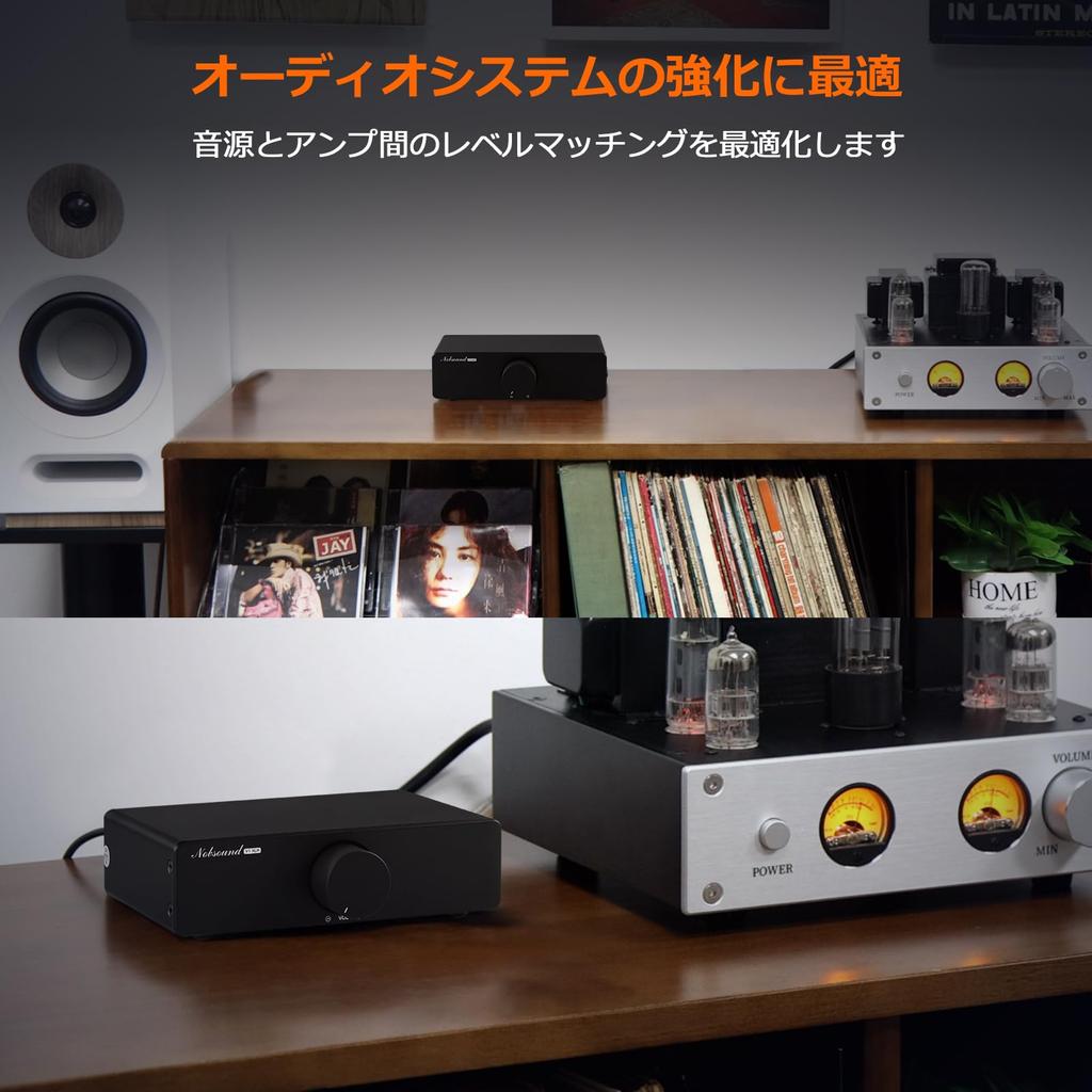 Nobsound HIFI Pasivní ovladač hlasitosti XLR symetrický ALPS Nízký hliník Vhodný pro nahrávací studio Pro audiofily VOL-3 Ovládací prvek Vstup/Výstup, 4-pólový