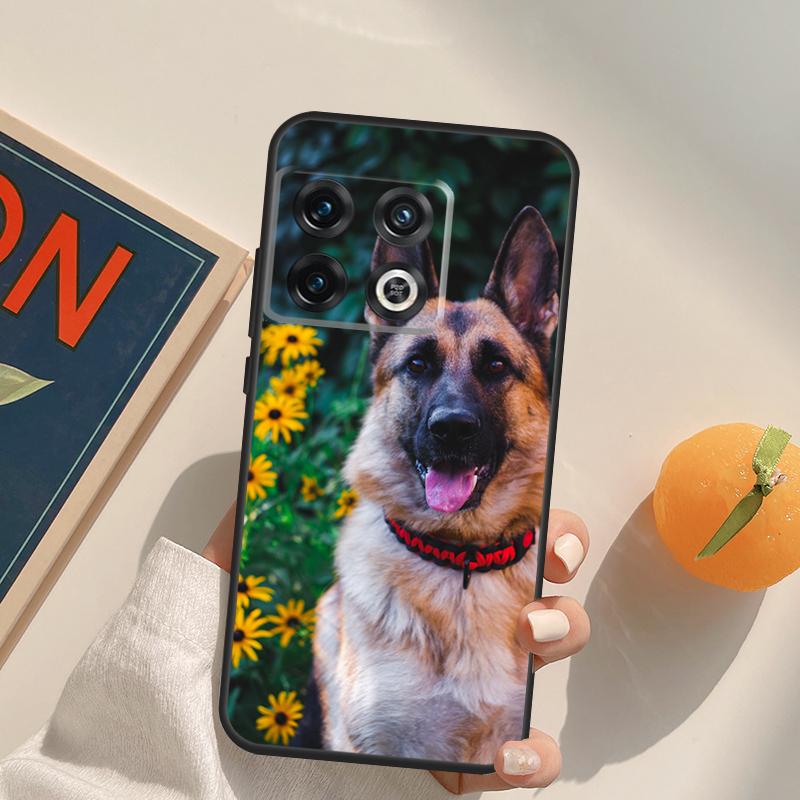 German Shepherd Dog Case For OnePlus 12R 13R 13T 10R 15 13 12 11 10T 8T Nord CE 4 3 2 Lite N20 N30 Nord 5 Cover