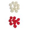 20 Pieces 3cm Rattan Wicker Basket Photo Props, Heart Shaped Home Diy Trinkets
