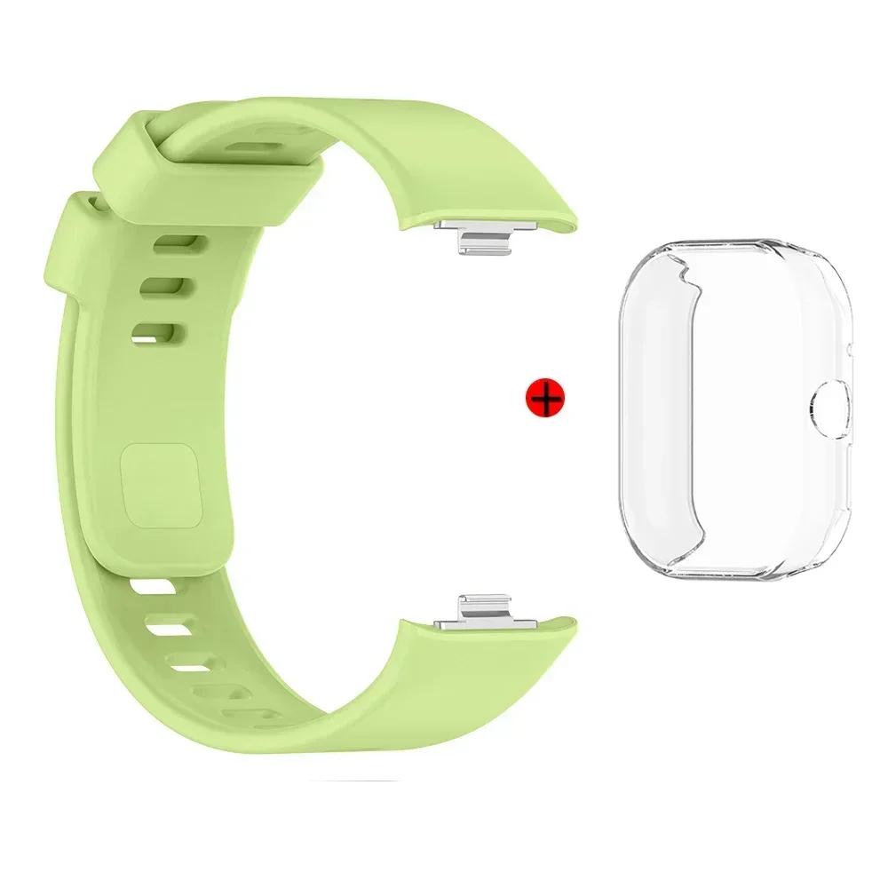 Watchband + Case For Xiaomi Redmi Watch 4 Strap Replacement Silicone Strap For Xiaomi Redmi Watch4 Correa Bracelet Cases Cover
