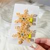 Haarspange Legierung Schneeflocke Haarnadel Mode Haarschmuck Dekorative Haarteile für Kinder Frauen Mädchen Stilvoller Look