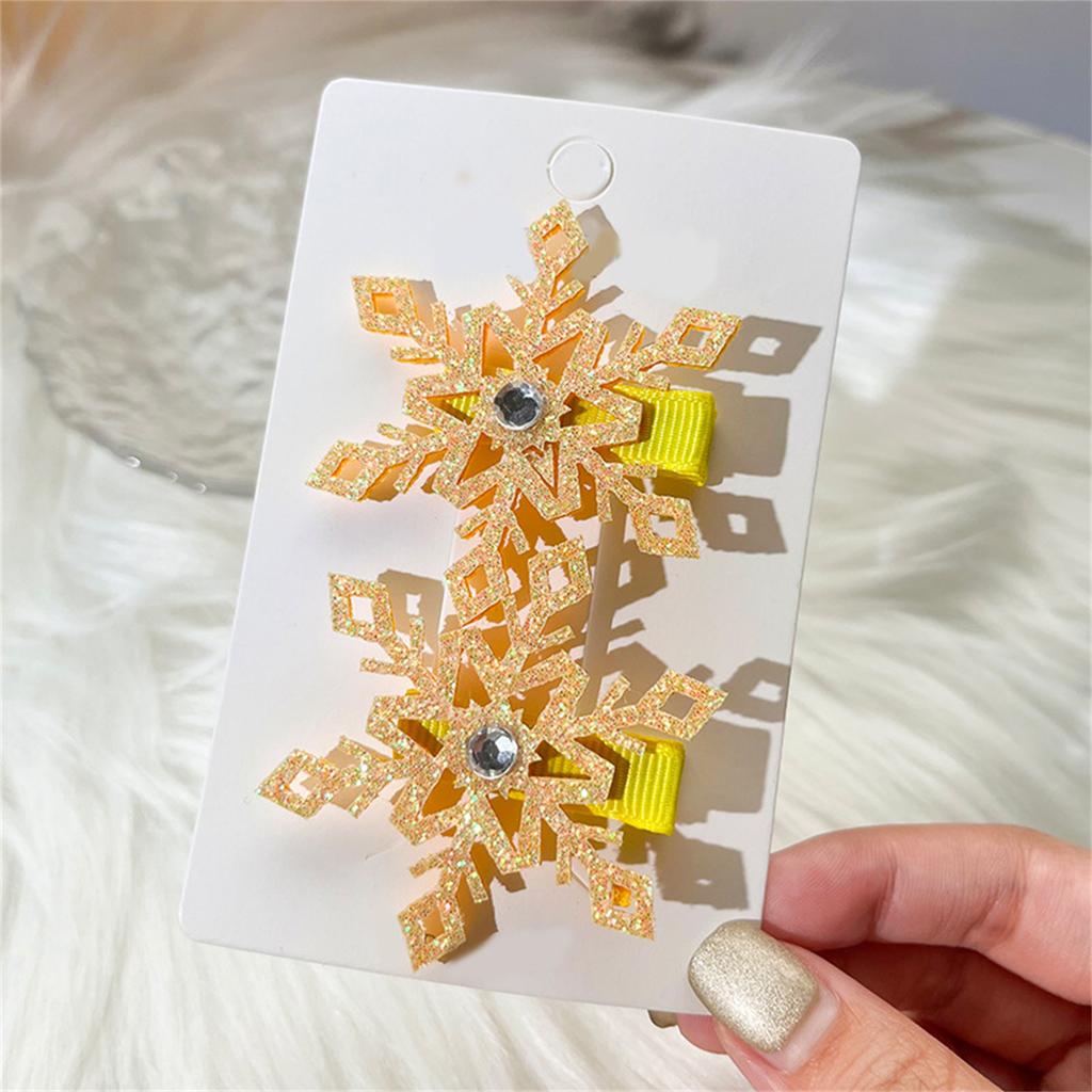 Haarspange Legierung Schneeflocke Haarnadel Mode Haarschmuck Dekorative Haarteile für Kinder Frauen Mädchen Stilvoller Look