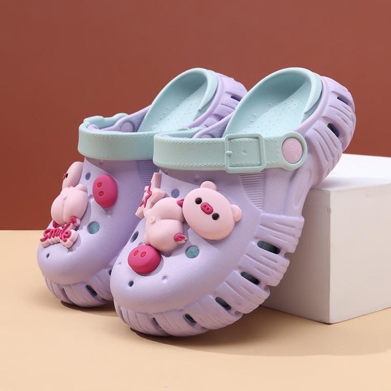 Girls Fun Clogs Cartoon Style Breathable Non Slip Eva Summer Shoes Available In Multiple Sizes