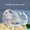 Dual-Use Hamster Bathroom & Nest: Anti-Splash Bath Basin for Bath Sand & Urine Sand