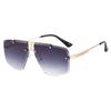 Vintage Vintage Style For Men Sun Glasses Rimless Cut Edge UV Ray Blocking For Women Sun Glasses Driving Hiking For Ladies' Sun Glasses