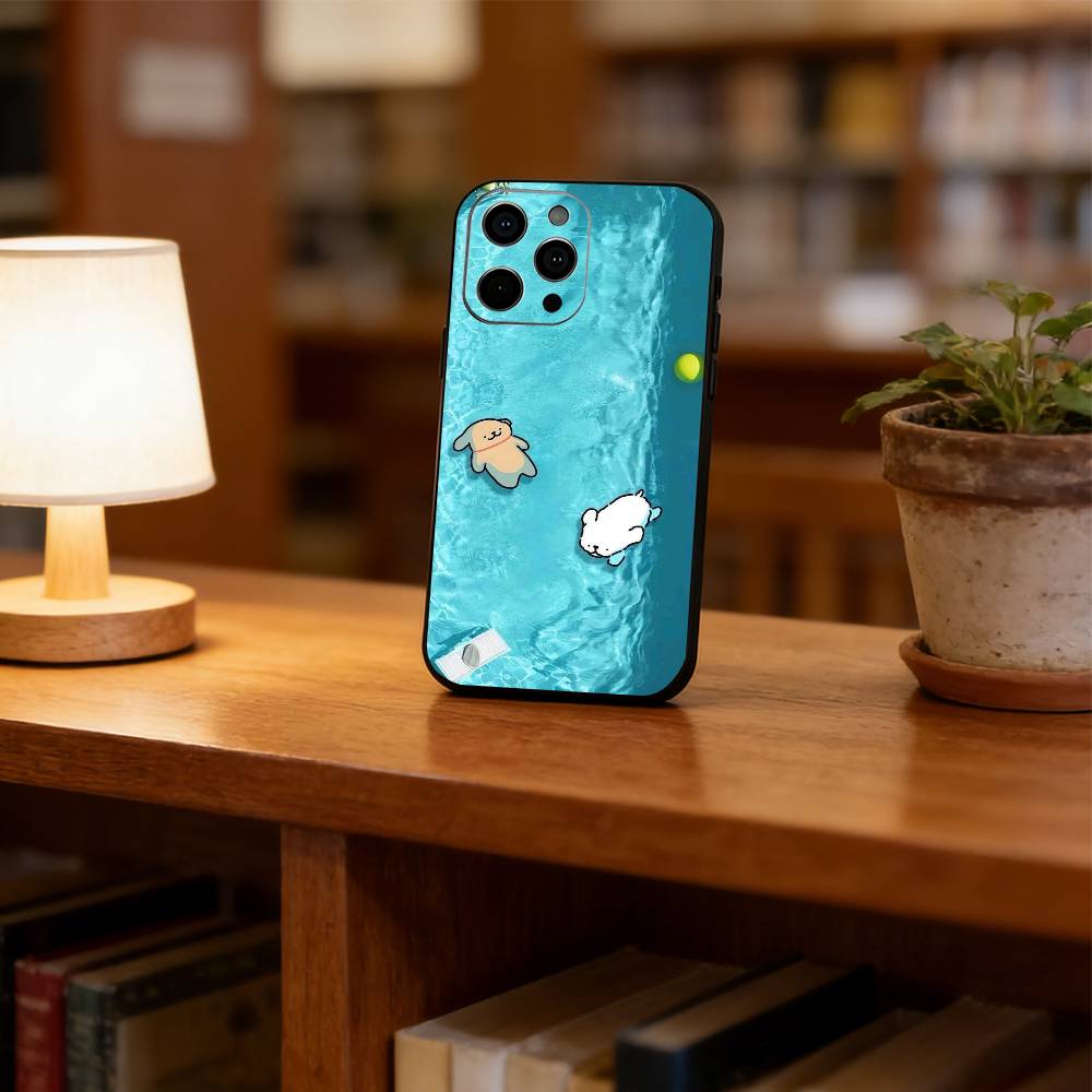 

Beautiful cartoon Phone Case For iPhone 17, 16,15,14,13,12,11 Plus,Pro Max, Others Soft Black Cover iPhone12ProMax