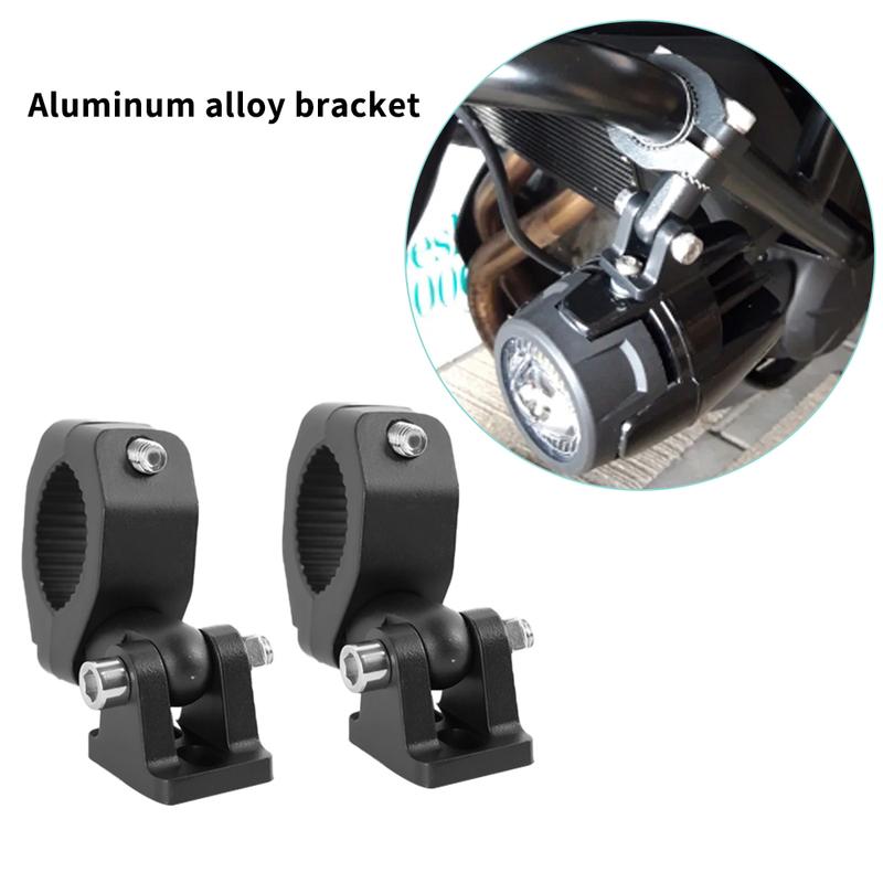 Motorcycle Headlight Mount Bracket 19-26mm Adjustable Spotlight Clamp Motorcycle Head Light Lamp Holder Support for SUV