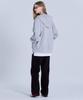 BASIC HOUSE Women'S Cotton Single Layered Long Short Sleeve T-Shirt White Lats0216