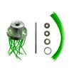 Aluminum Zinc Zinc Alloy Lawn Cutter Head 32 Square Grass Ropes Trimming Head  Gardening