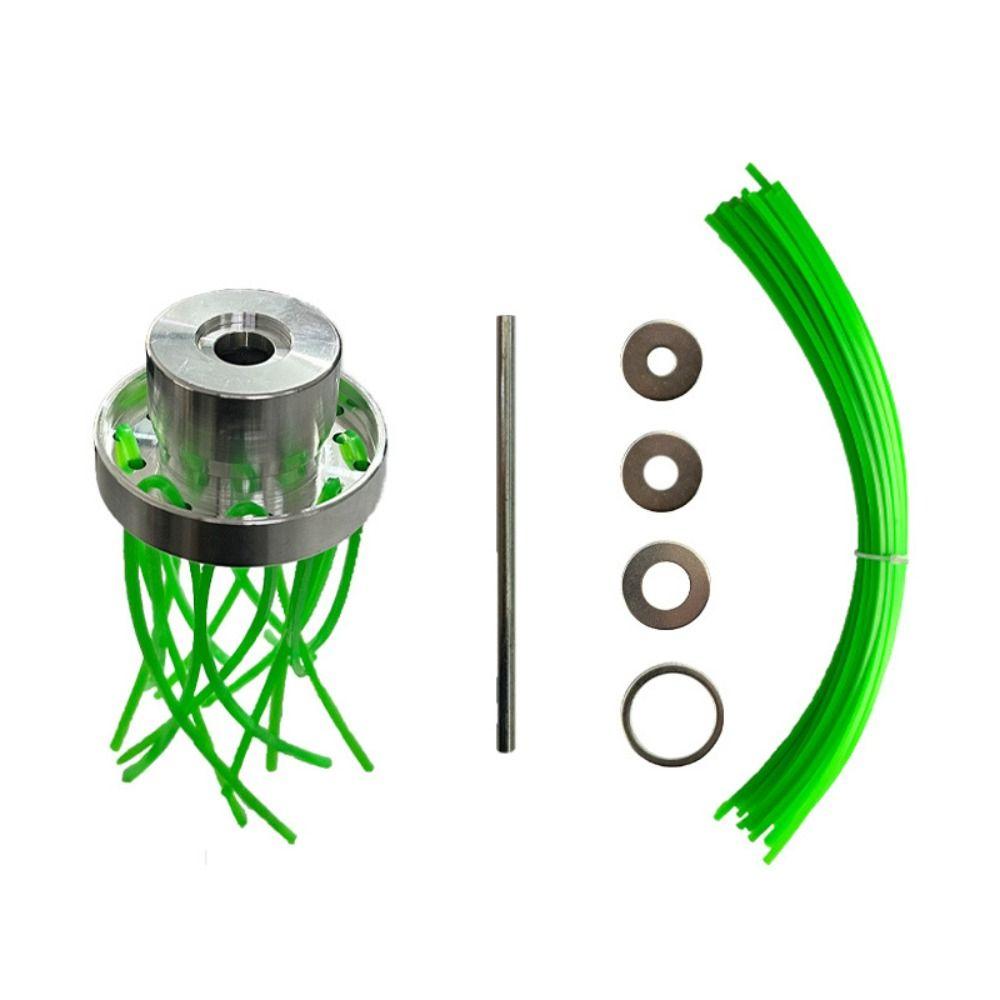 Aluminum Zinc Zinc Alloy Lawn Cutter Head 32 Square Grass Ropes Trimming Head  Gardening