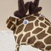 1/3/4/5 Kids Girls Giraffe Ears Headband Bowtie Tutu Skirt Giraffe Tail Animal Giraffe Costume Set for Halloween Cosplay Party