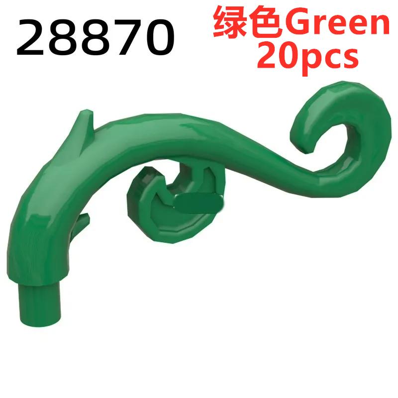 Buildings Blocks Plants Tree Leaf Flower 32606 6064 2417 2423 3741 2435 33291 6255 DIY Compatible Parts Grass Bush Military City