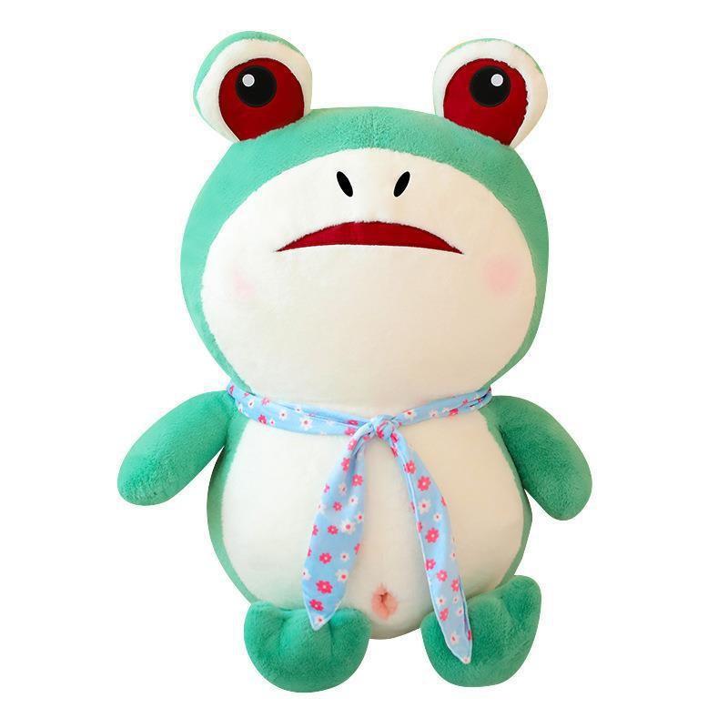 Big Eyed Frog Plush Toy Cute Cartoon Girl Kids Companionship Doll Birthday Gift