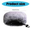 Furry Microphone Windscreen for PCM-D10 Recorder Outdoor Microphone Cover Windscreen Furry for Small Microphones