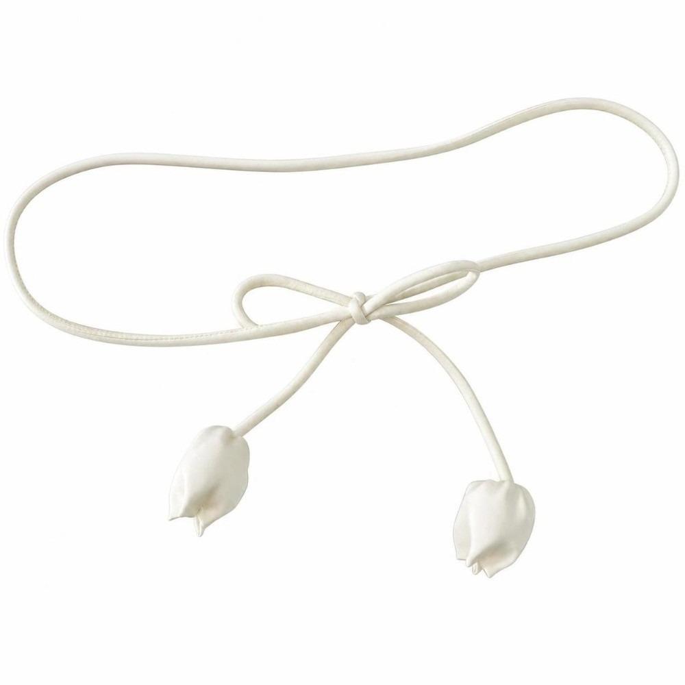 Cloth Tulip String Dress Belt Soft Fabric Waist Chain Stylish Waist Belt Female Wear