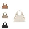 Simple Solid Color Cloud Shaped Pu Leather Women Casual Shoulder Bag For Daily Use