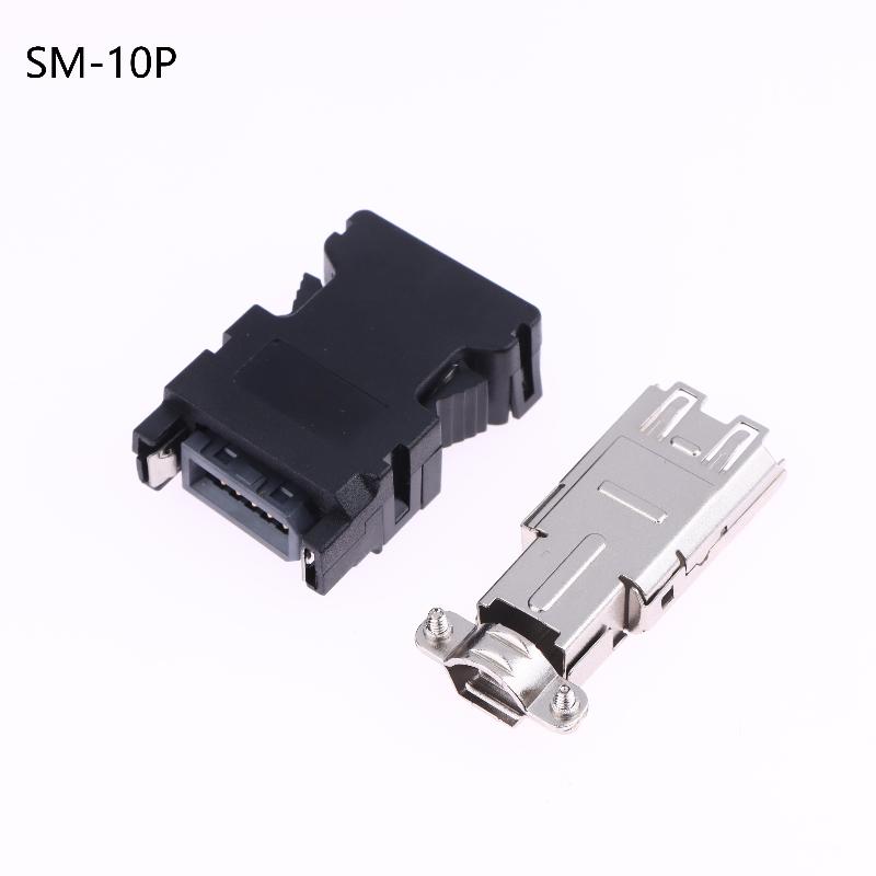 SM-6E/6P/14P/20P/26P/36P/50P MDR Connector Plug for SCSI Encoder and Servo Drive , High-Density Industrial Rectangular Interface