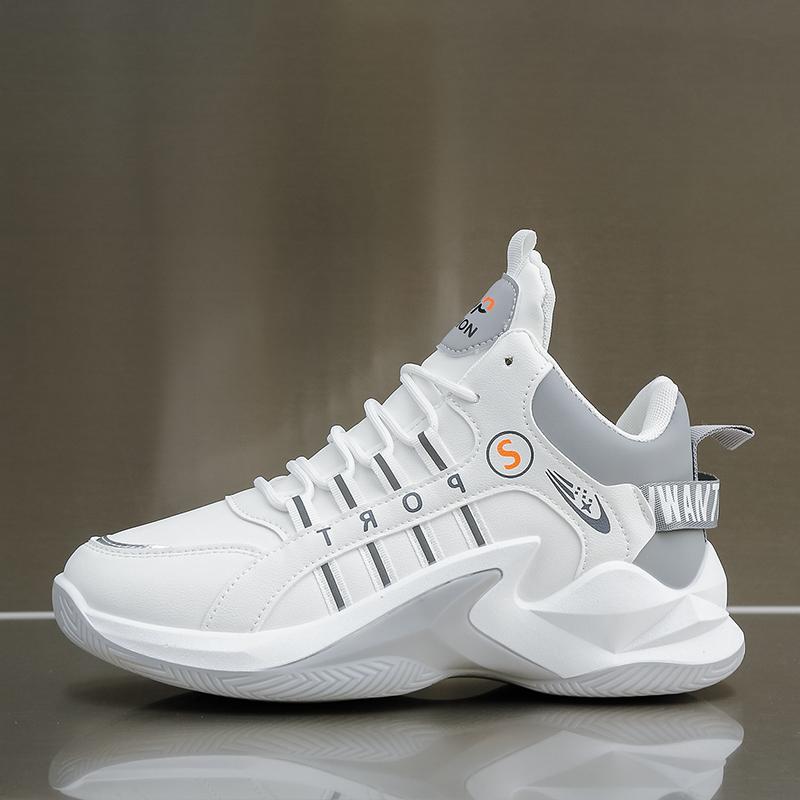 Men's Classic Heightening Casual Sports Shoes Four Seasons New Soft Sole Outdoor Running Shoes Student Sneakers Basketball Shoes