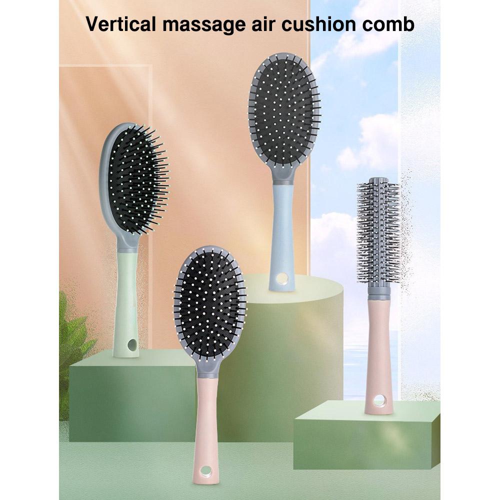 Wet & Dry Detangling Cushion Brush Faster Blow Drying Long Hair Cushion Massage Brush  for Women
