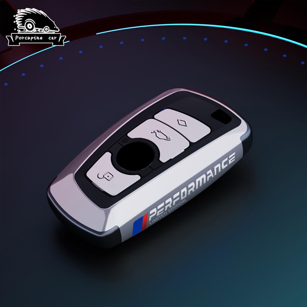 

New PC Car Remote Key Accessories Cover For BMW 1 2 3 4 5 6 7 Series X1 X3 X4 X5 X6 F36 F25 F26 F30 F34 F10 F07 F20 Z10 Key Case срібний