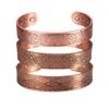 Brățară Magnetică din Cupru Pur Vinterly pentru Bărbați Beneficii Energie Manșetă Reglabilă Brățări Bărbați Vintage Lățime 15mm Bijuterie Reglabilă