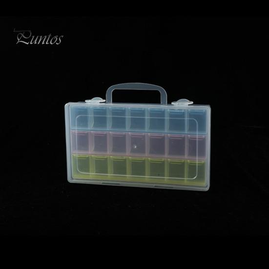 Wöchentlicher Pillen-Organizer, Aufbewahrungsbox mit Federdeckelverschluss, großes Fassungsvermögen, BPA-frei, große Kapazität, Medikamentenbox, Pillenbehälter