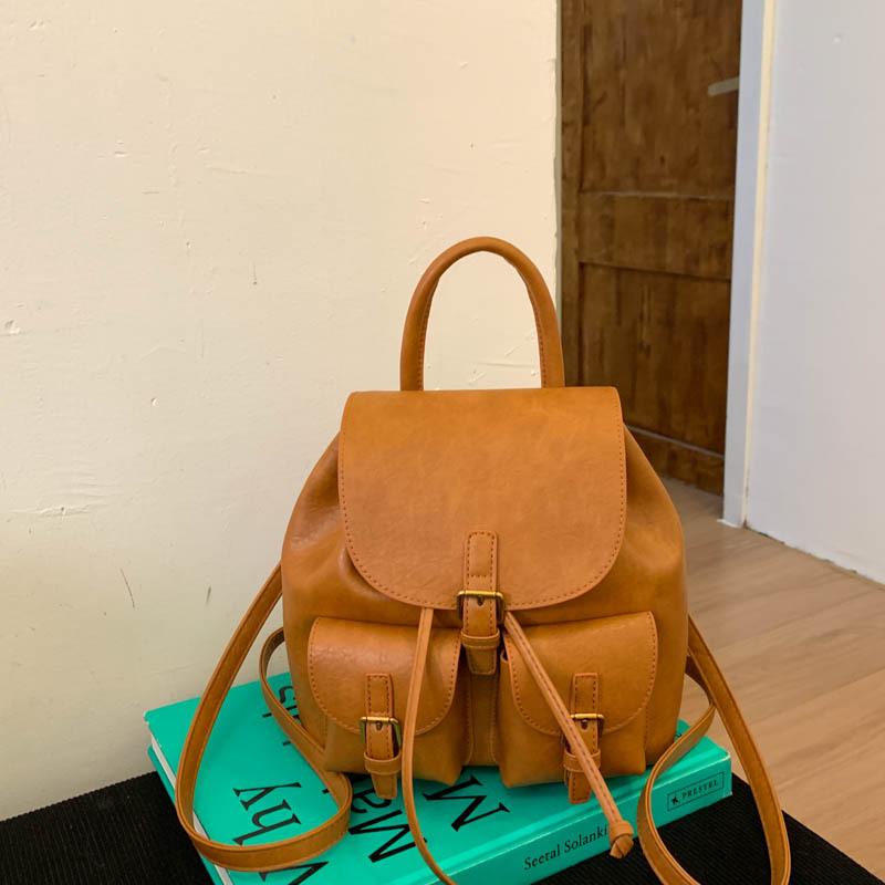 

Fashion commuter women s backpack 2025 new retro foreign style college style backpack travel small schoolbag