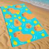 Microfiber Beach Towel Capybara Quick-Drying 3D 150X75 Cm