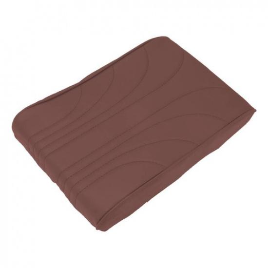 Car Brown Center Console Lid Armrest Cover Panel Arm Rest Cushion